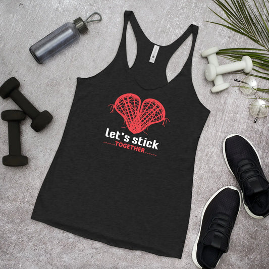 Women's Valentine's Racerback Tank Coast 2 Coast Lax USA