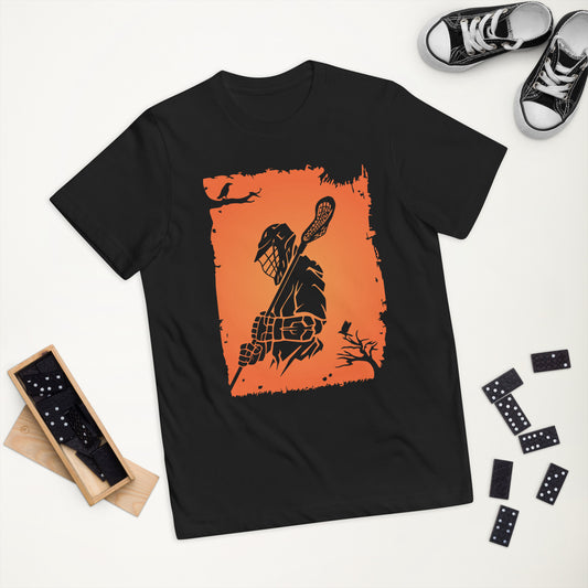 Men's Fall/Halloween Lacrosse Player jersey tee