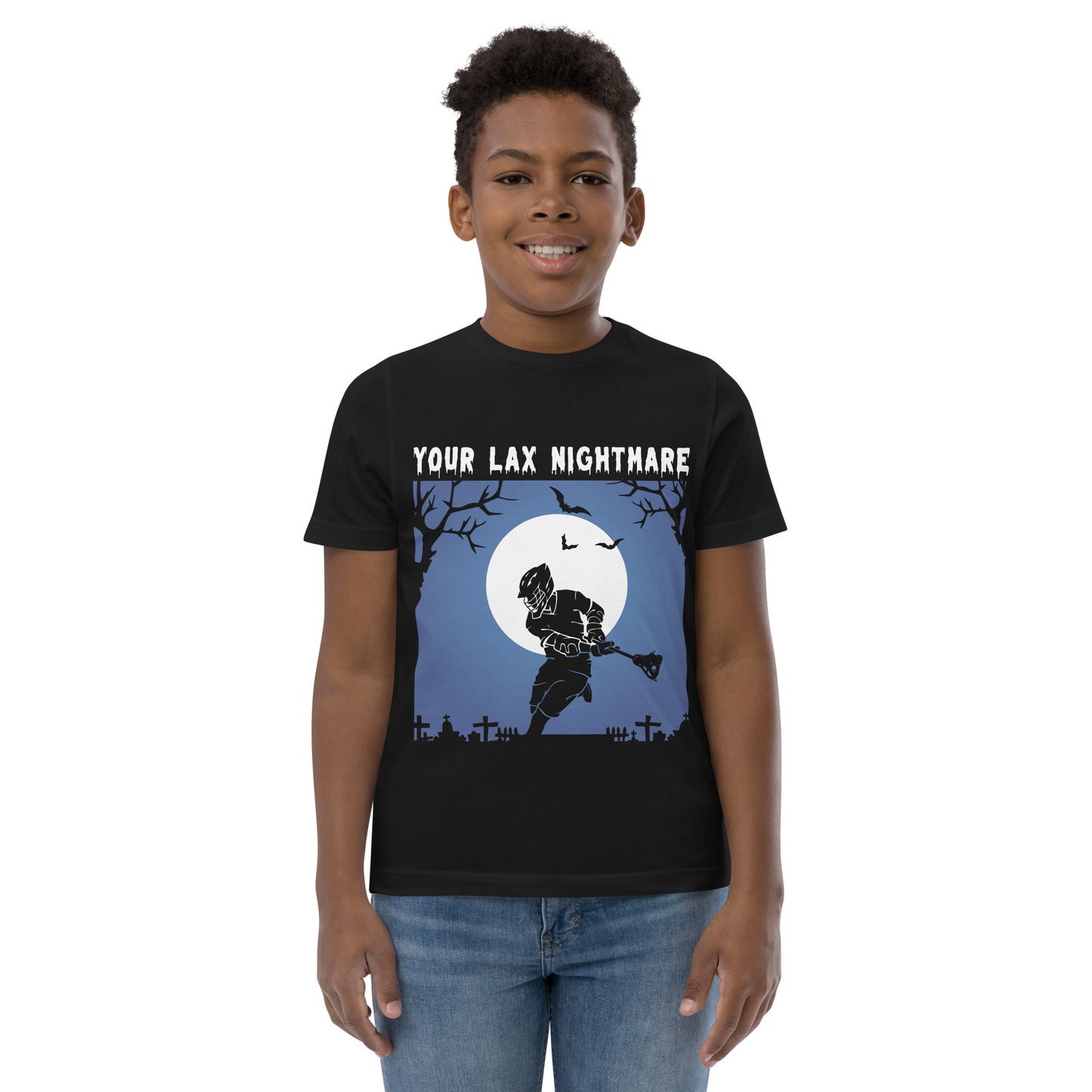 Halloween Lacrosse Nightmare jersey t-shirt