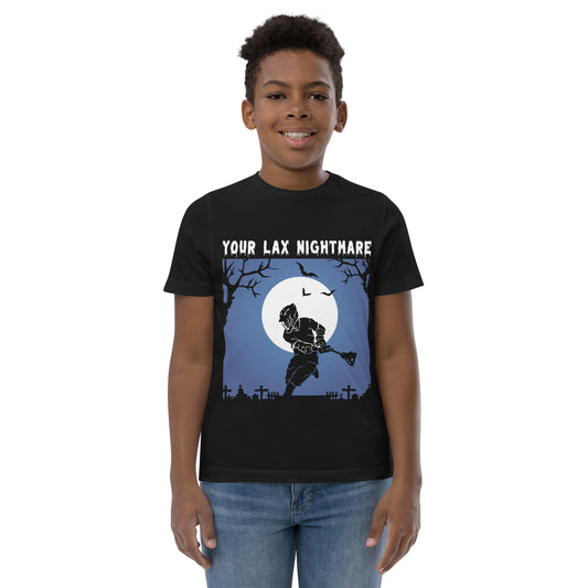 Halloween Lacrosse Nightmare jersey t-shirt