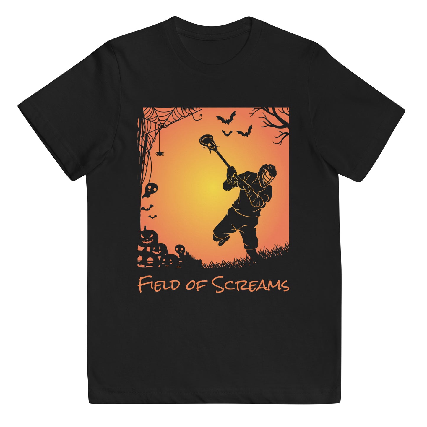 Youth Halloween Field of Screams jersey t-shirt