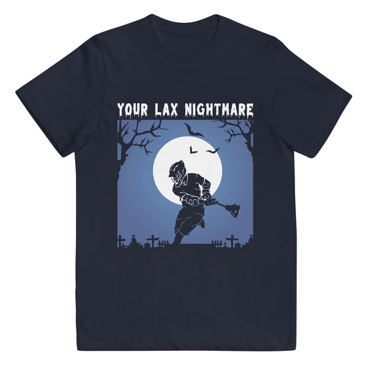 Halloween Lacrosse Nightmare jersey t-shirt