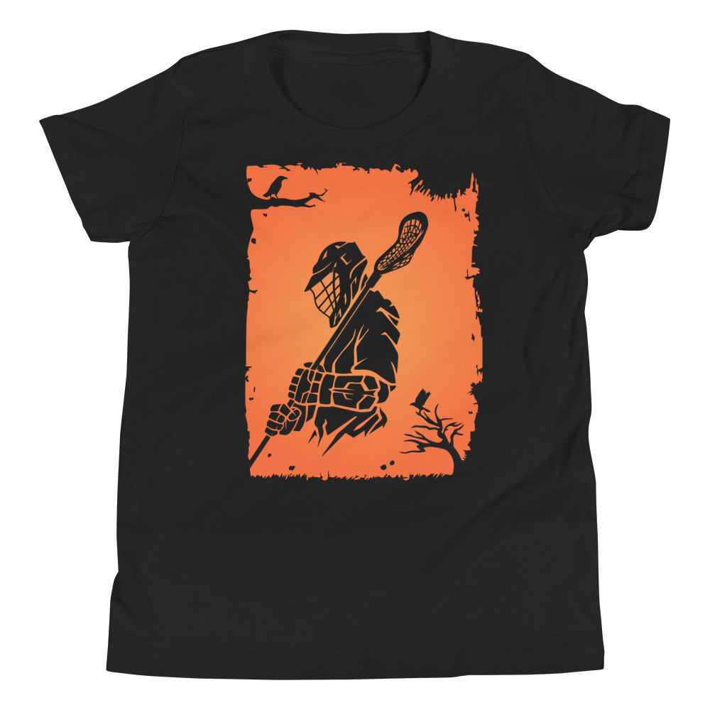 Halloween Lacrosse Youth Player Tee