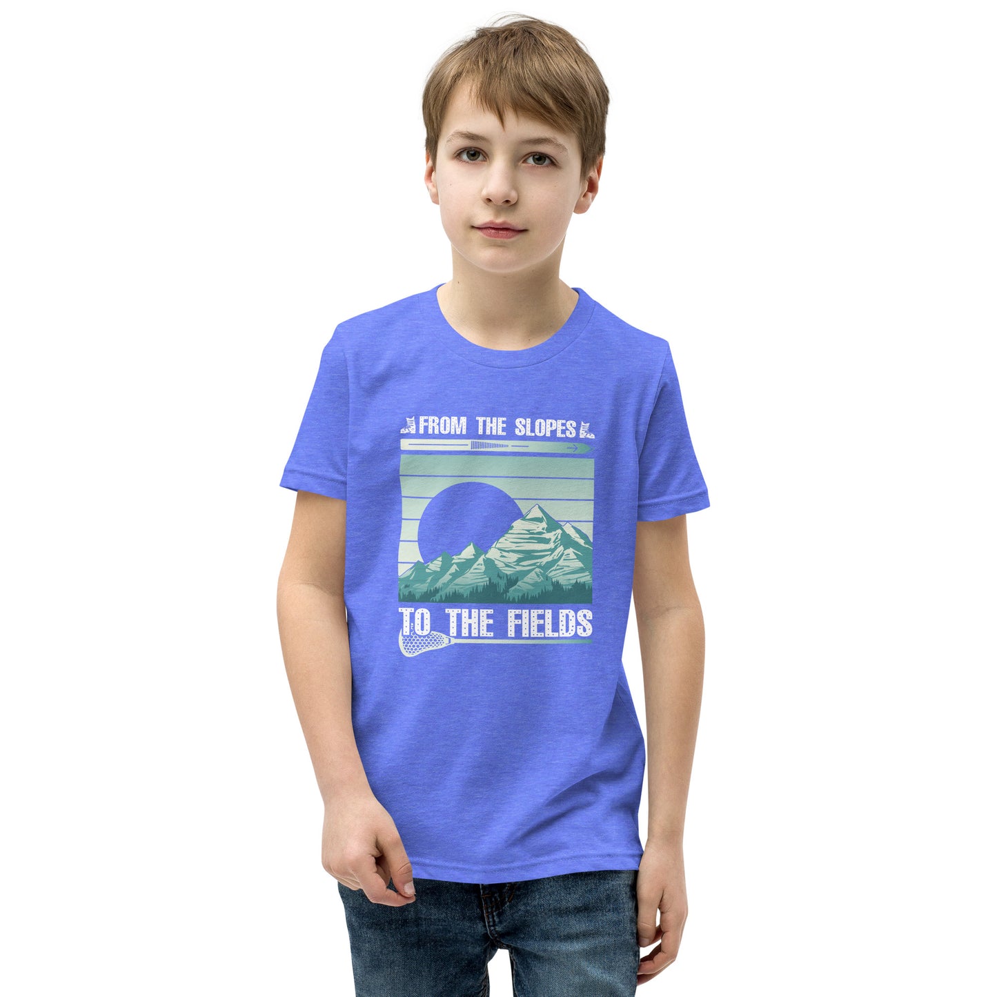 Youth Ski Lax Short Sleeve T-Shirt