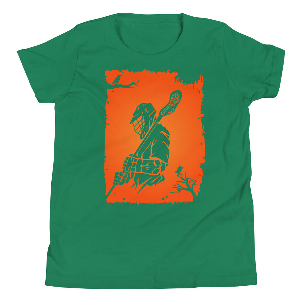 Halloween Lacrosse Youth Player Tee